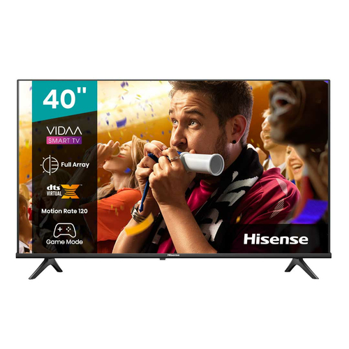 Hisense Smart TV LED 40A4KV |Pantalla 40″| Full HD| Color Negro