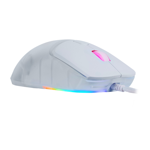 Mouse Gamer Game Factor Mog530| Alambrico| Rgb| Pixart 3327| 12000 Dpi| Color Blanco