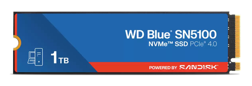 Unidad de Estado Solido Interno WD Blue Sn5100| 1Tb |M.2 2280 |Lect.7100mbs |Escrit.6700mbs