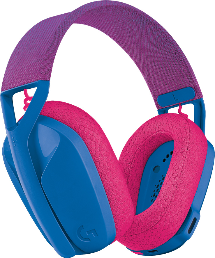 Audífonos Gamer G435Logitech | Inalámbrico|USB-A| Color Azul/Rosa