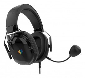 Audífonos Gamer con Micrófono Aviator Level HA757 Balam Rush| Alámbrico |3.5mm| para PC| Color Negro